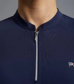 Allegra Ladies Short Sleeve Riding Top 5 Allegra Ladies Short Sleeve Riding Top -Premier Equine Store allegra top navy 4