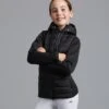 Arion Junior Unisex Riding Jacket With Hood 1 Arion Junior Unisex Riding Jacket With Hood -Premier Equine Store arion junior mid layer black 1