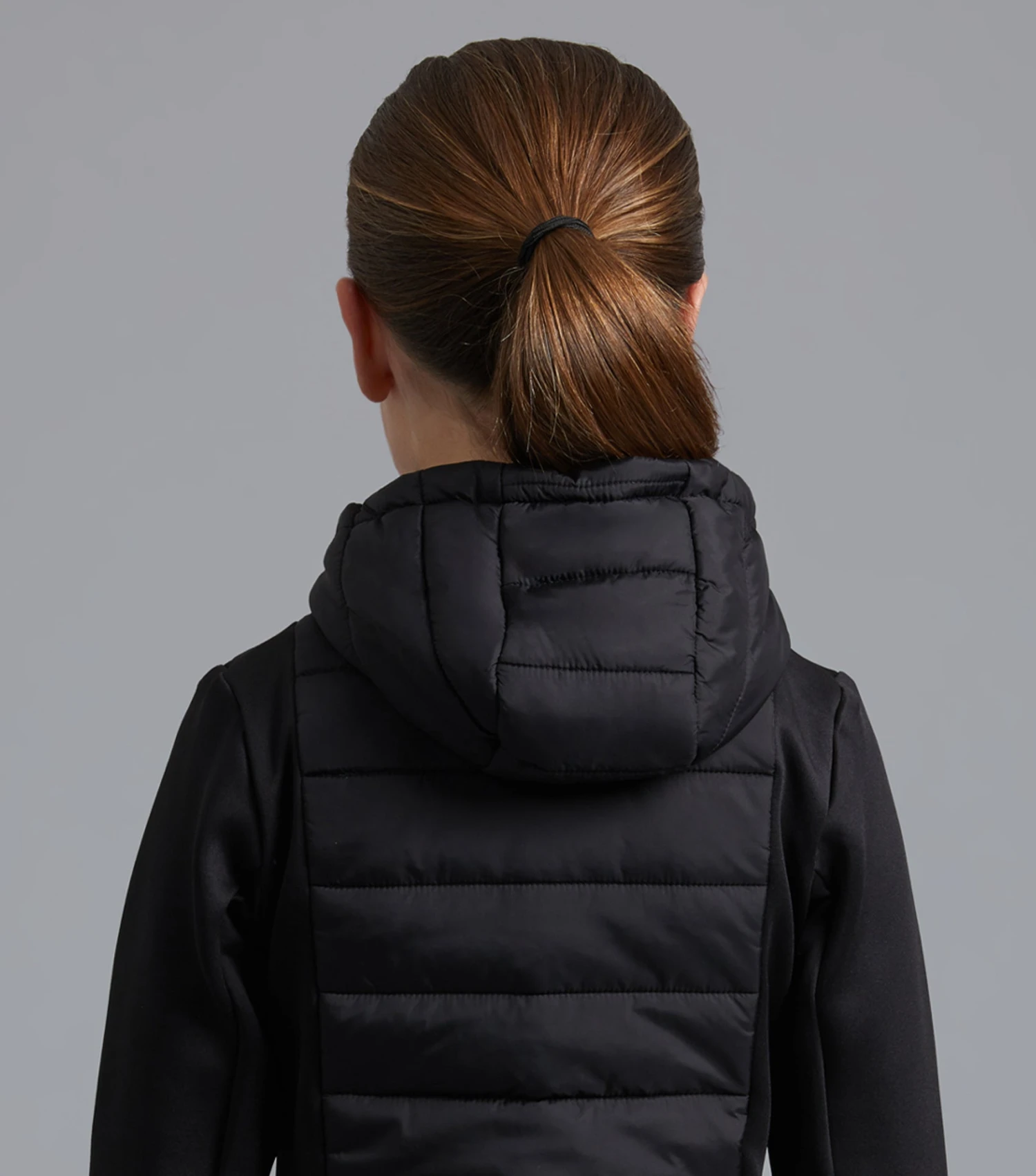 Arion Junior Unisex Riding Jacket With Hood Arion Junior Unisex Riding Jacket With Hood -Premier Equine Store arion junior mid layer black 3