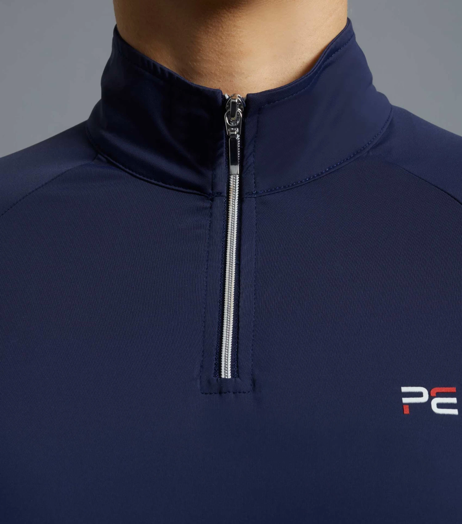 Aura Ladies Short Sleeve Riding Top Aura Ladies Short Sleeve Riding Top -Premier Equine Store aura top navy 4