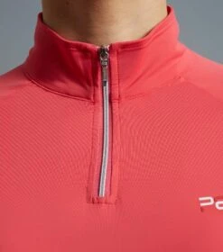 Aura Ladies Short Sleeve Riding Top 17 Aura Ladies Short Sleeve Riding Top -Premier Equine Store aura top pink 4