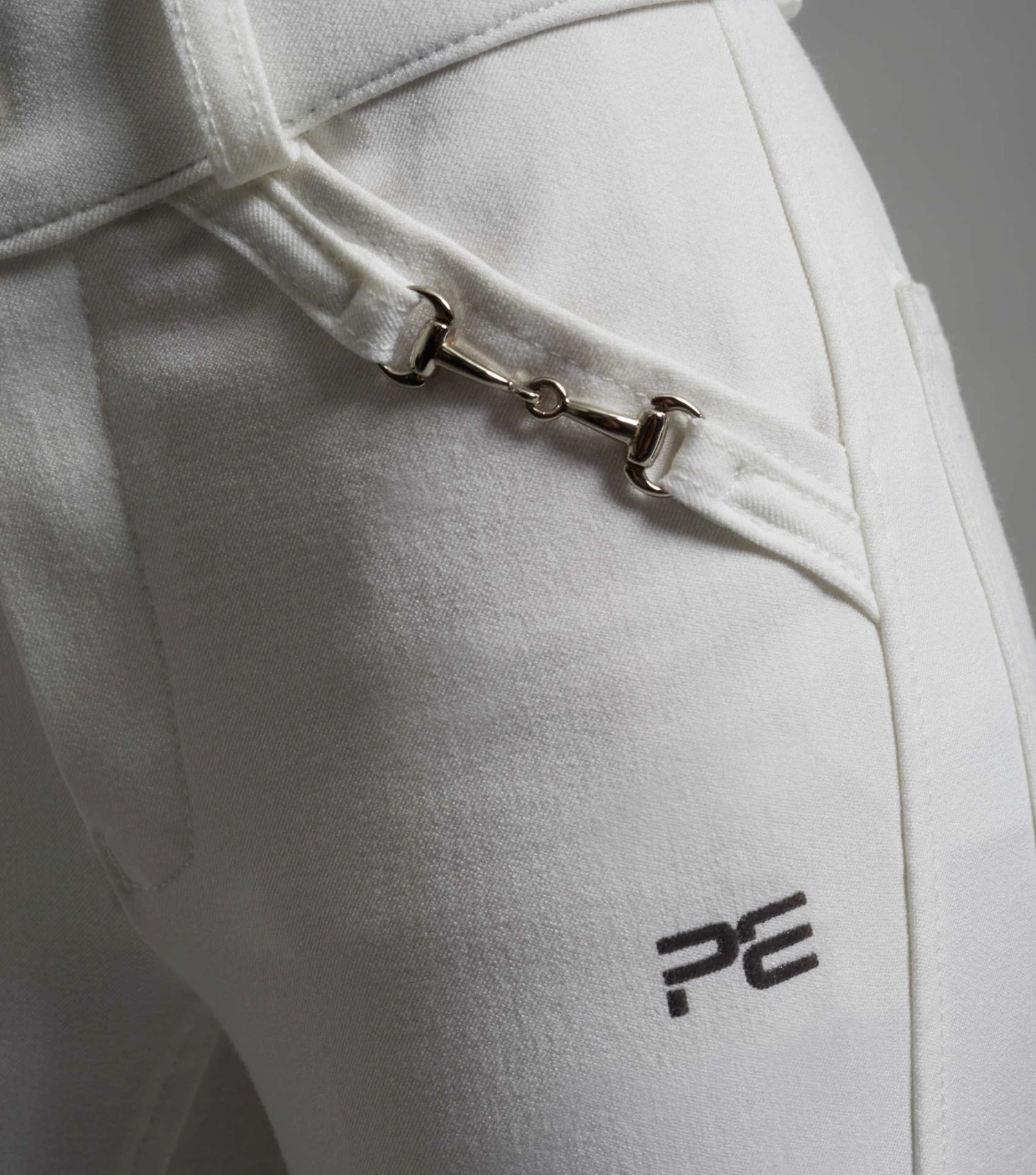 Brava Girls Full Seat Gel Competition Riding Breeches Brava Girls Full Seat Gel Competition Riding Breeches -Premier Equine Store brava kids breeches white 4