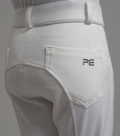 Brava Girls Full Seat Gel Competition Riding Breeches 6 Brava Girls Full Seat Gel Competition Riding Breeches -Premier Equine Store brava kids breeches white 5
