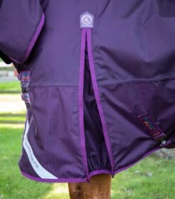 Buster Storm 420g Combo Turnout Rug With Classic Neck 5 Buster Storm 420g Combo Turnout Rug With Classic Neck -Premier Equine Store buster storm 420 purple 4