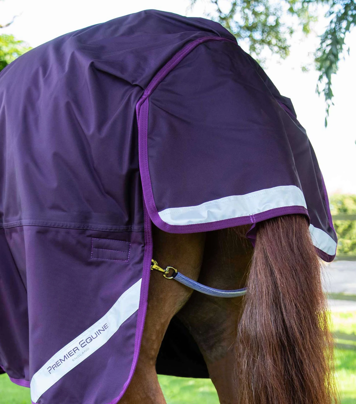 Buster Storm 420g Combo Turnout Rug with Classic Neck Buster Storm 420g Combo Turnout Rug With Classic Neck -Premier Equine Store buster storm 420 purple 6