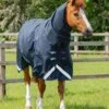 Buster Storm 90g Combo Turnout Rug With Classic Neck -Premier Equine Store buster storm 90 navy 1