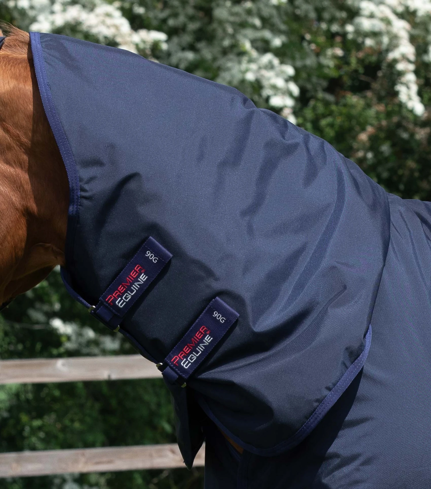 Buster Storm 90g Combo Turnout Rug with Classic Neck Buster Storm 90g Combo Turnout Rug With Classic Neck -Premier Equine Store buster storm 90 navy 3