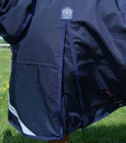 Buster Storm 90g Combo Turnout Rug With Classic Neck 5 Buster Storm 90g Combo Turnout Rug With Classic Neck -Premier Equine Store buster storm 90 navy 5