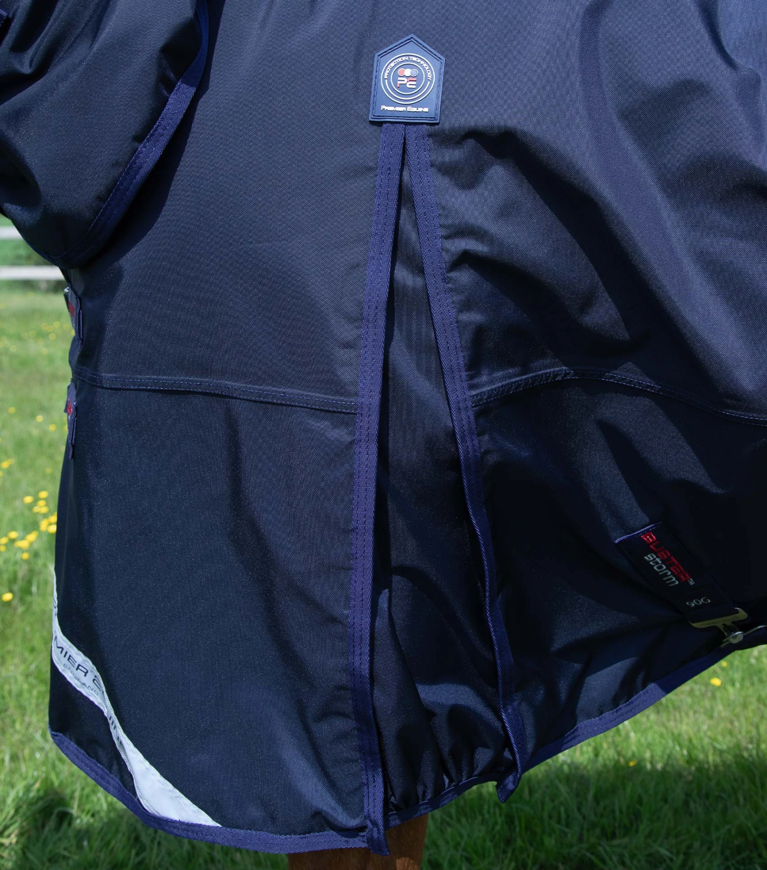 Buster Storm 90g Combo Turnout Rug with Classic Neck Buster Storm 90g Combo Turnout Rug With Classic Neck -Premier Equine Store buster storm 90 navy 5