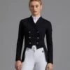 Capriole Ladies Short Tail Dressage Jacket 2 Capriole Ladies Short Tail Dressage Jacket -Premier Equine Store capriole competition jacket black 1