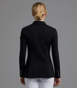 Capriole Ladies Short Tail Dressage Jacket 4 Capriole Ladies Short Tail Dressage Jacket -Premier Equine Store capriole competition jacket black 3