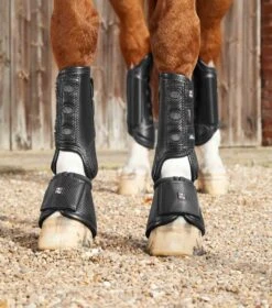 Carbon Wrap Over Reach Boots -Premier Equine Store carbon wrap over reach boots 1042sblk 439458