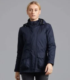 Cascata Ladies Waterproof Coat 7 Cascata Ladies Waterproof Coat -Premier Equine Store cascata coat navy 1