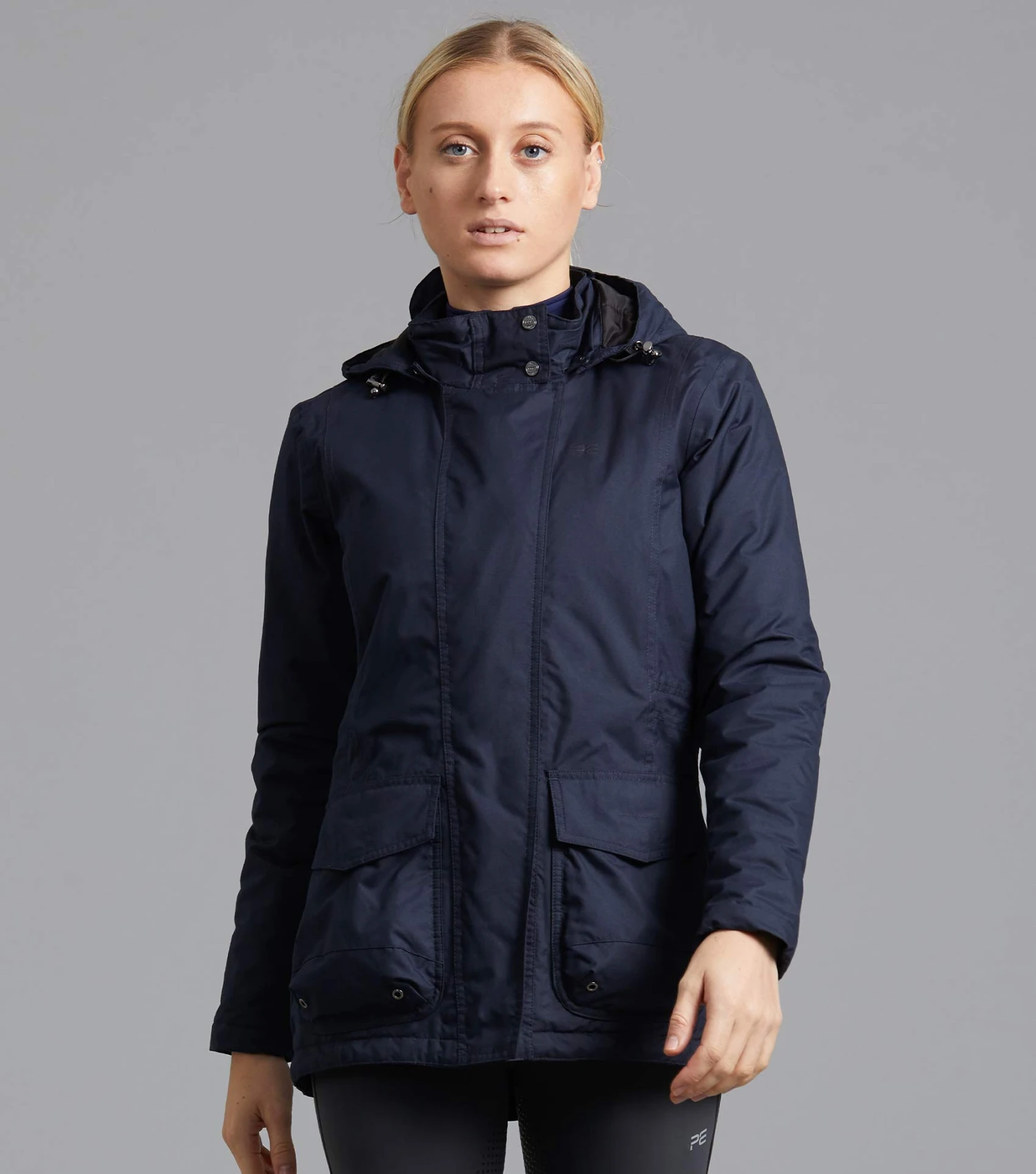 Cascata Ladies Waterproof Coat Cascata Ladies Waterproof Coat -Premier Equine Store cascata coat navy 1
