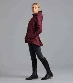 Cascata Ladies Waterproof Coat 6 Cascata Ladies Waterproof Coat -Premier Equine Store cascata coat wine 2