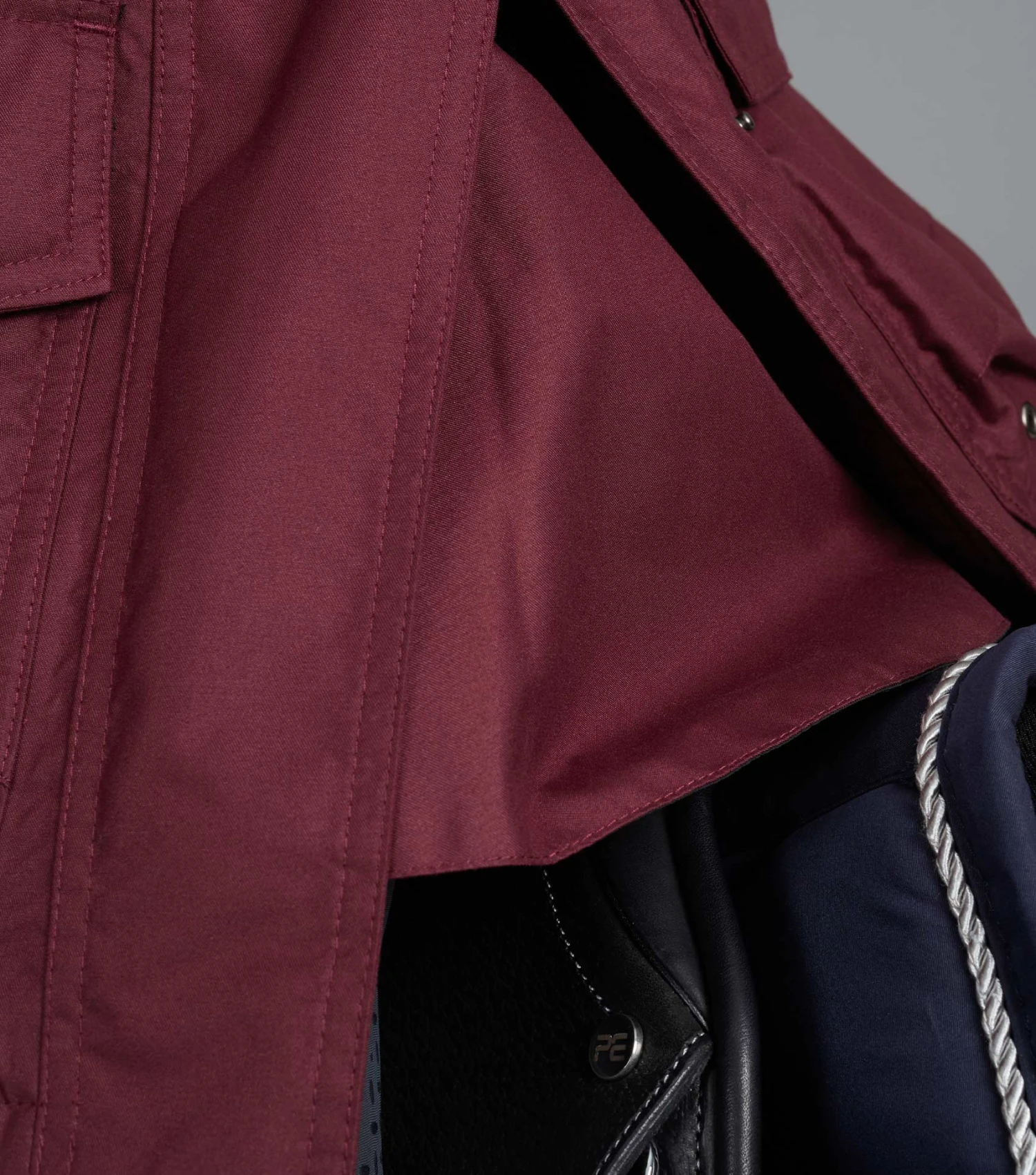 Cascata Ladies Waterproof Coat Cascata Ladies Waterproof Coat -Premier Equine Store cascata coat wine 5