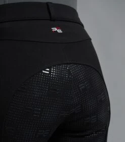 Cassa Ladies Full Seat Gel Riding Breeches -Premier Equine Store cassa ladies breeches black 4