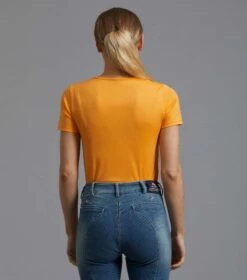 Chiaro Ladies Cotton Riding T-Shirt -Premier Equine Store chiaro t shirt orange 3