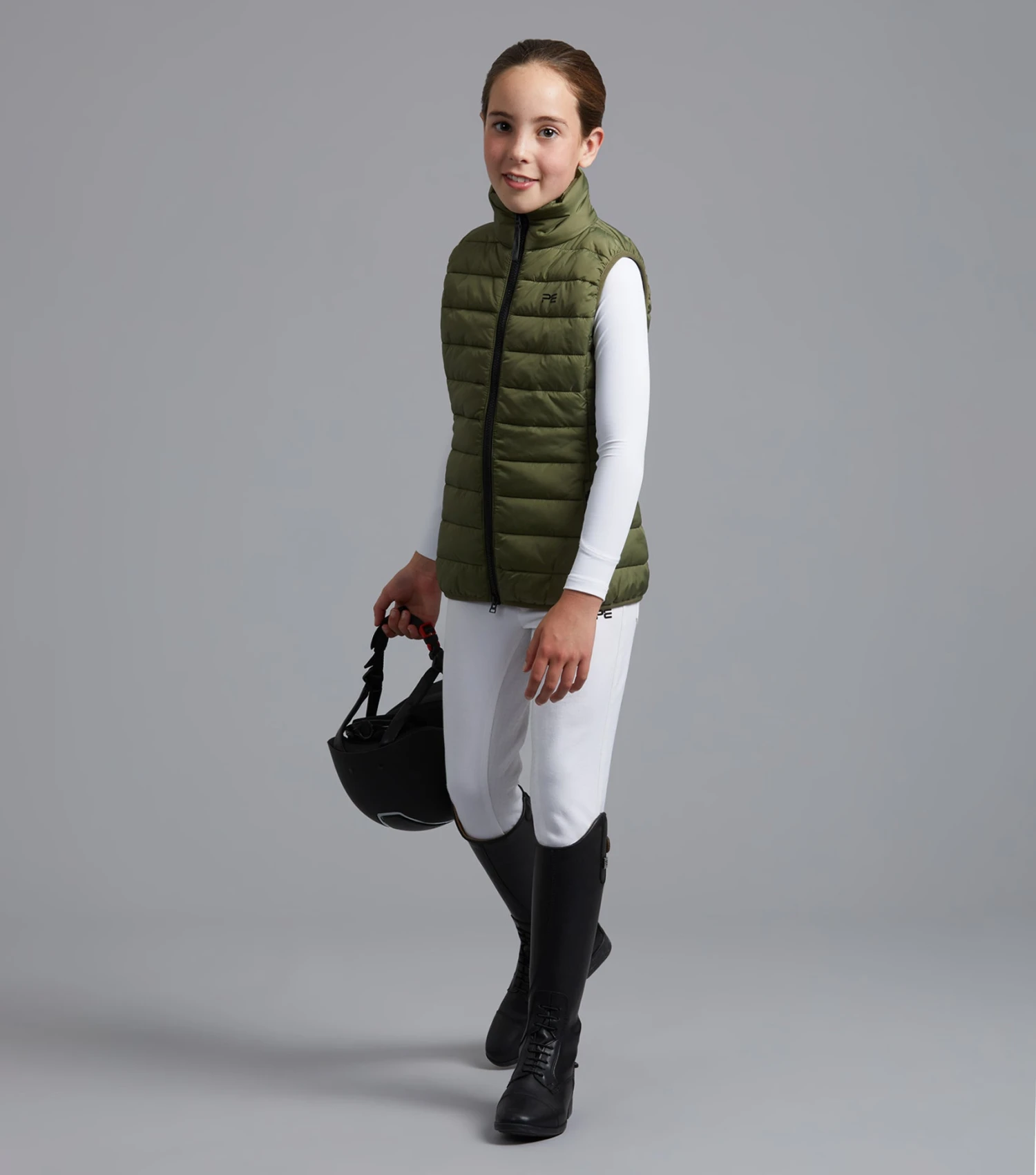 Dante Junior Unisex Gilet Dante Junior Unisex Gilet -Premier Equine Store dante junior gilet green 2