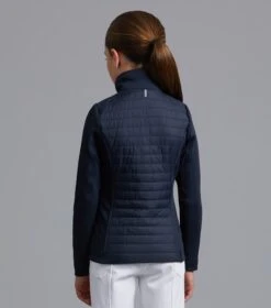 Mini Elena Girl's Hybrid Riding Jacket 10 Mini Elena Girl's Hybrid Riding Jacket -Premier Equine Store elena kids hybrid technical jacket navy 3