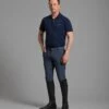 Emilio Men's Gel Knee Riding Breeches -Premier Equine Store emilio mens breeches navy 1