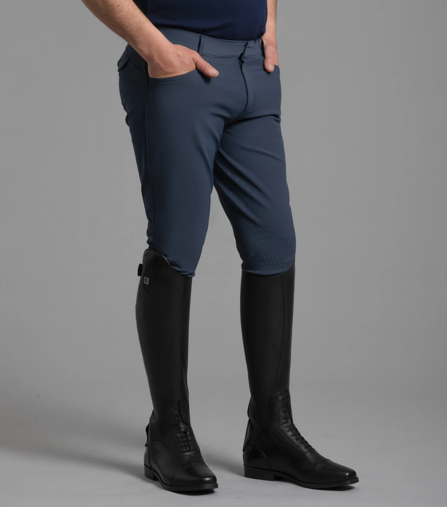 Emilio Men's Gel Knee Riding Breeches Emilio Men's Gel Knee Riding Breeches -Premier Equine Store emilio mens breeches navy 2
