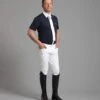 Emilio Men's Gel Knee Competition Breeches -Premier Equine Store emilio mens breeches white 1