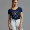 Fiero Ladies Cotton T-Shirt 1 Fiero Ladies Cotton T-Shirt -Premier Equine Store fiero t shirt navy 1