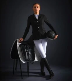 Hagen Ladies Competition Jacket 6 Hagen Ladies Competition Jacket -Premier Equine Store hagen competition jacket black 6