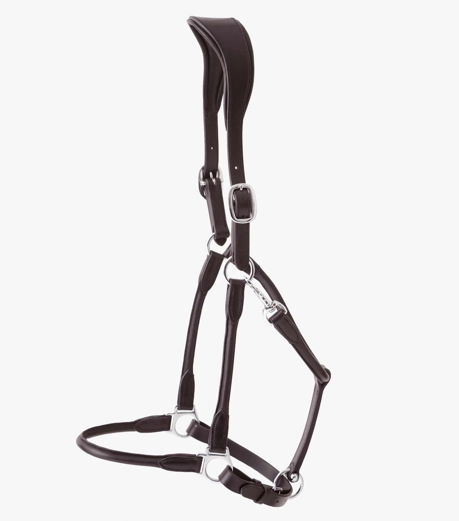 Hennaroso Rolled Anatomic Leather Head Collar Hennaroso Rolled Anatomic Leather Head Collar -Premier Equine Store hennaroso rolled anatomic leather head collar 8120cbrw 932658