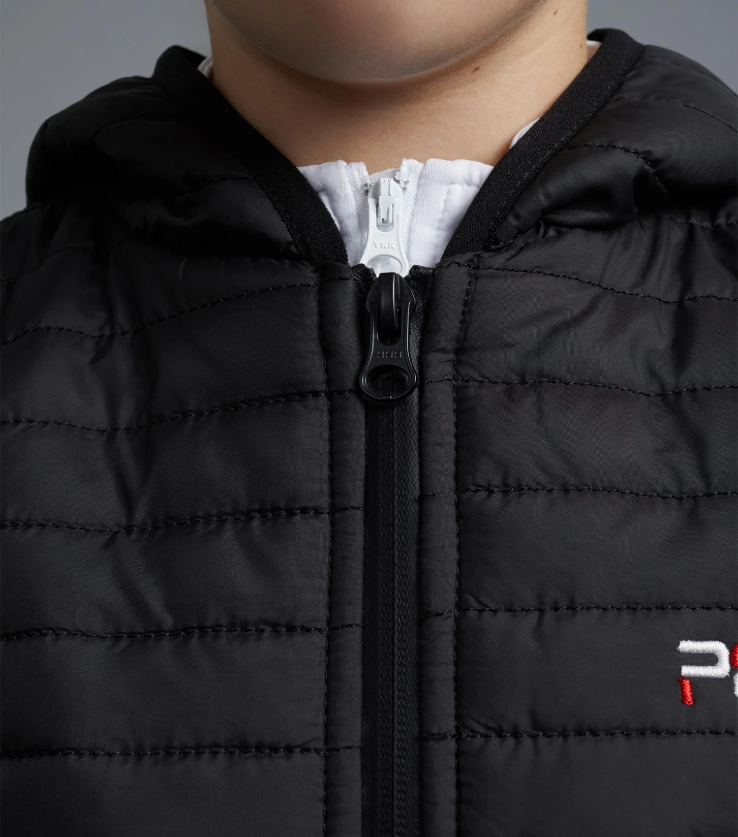 Mini Lamera Girl's Hybrid Riding Gilet Mini Lamera Girl's Hybrid Riding Gilet -Premier Equine Store lamera kids gilet black 4