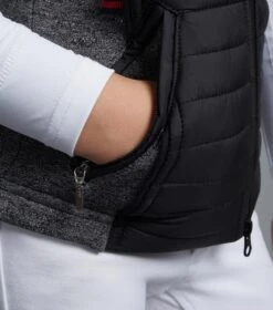 Mini Lamera Girl's Hybrid Riding Gilet 6 Mini Lamera Girl's Hybrid Riding Gilet -Premier Equine Store lamera kids gilet black 5