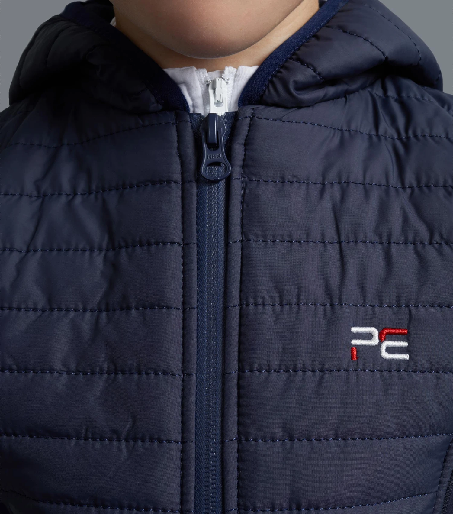 Mini Lamera Girl's Hybrid Riding Gilet Mini Lamera Girl's Hybrid Riding Gilet -Premier Equine Store lamera kids gilet navy 4