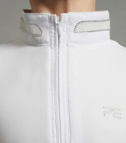 Maria Girls Diamanté Show Shirt -Premier Equine Store maria kids competition shirt white 3