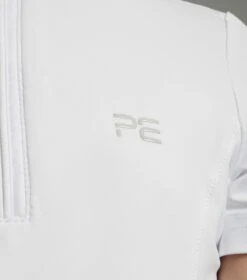 Maria Girls Diamanté Show Shirt -Premier Equine Store maria kids competition shirt white 4