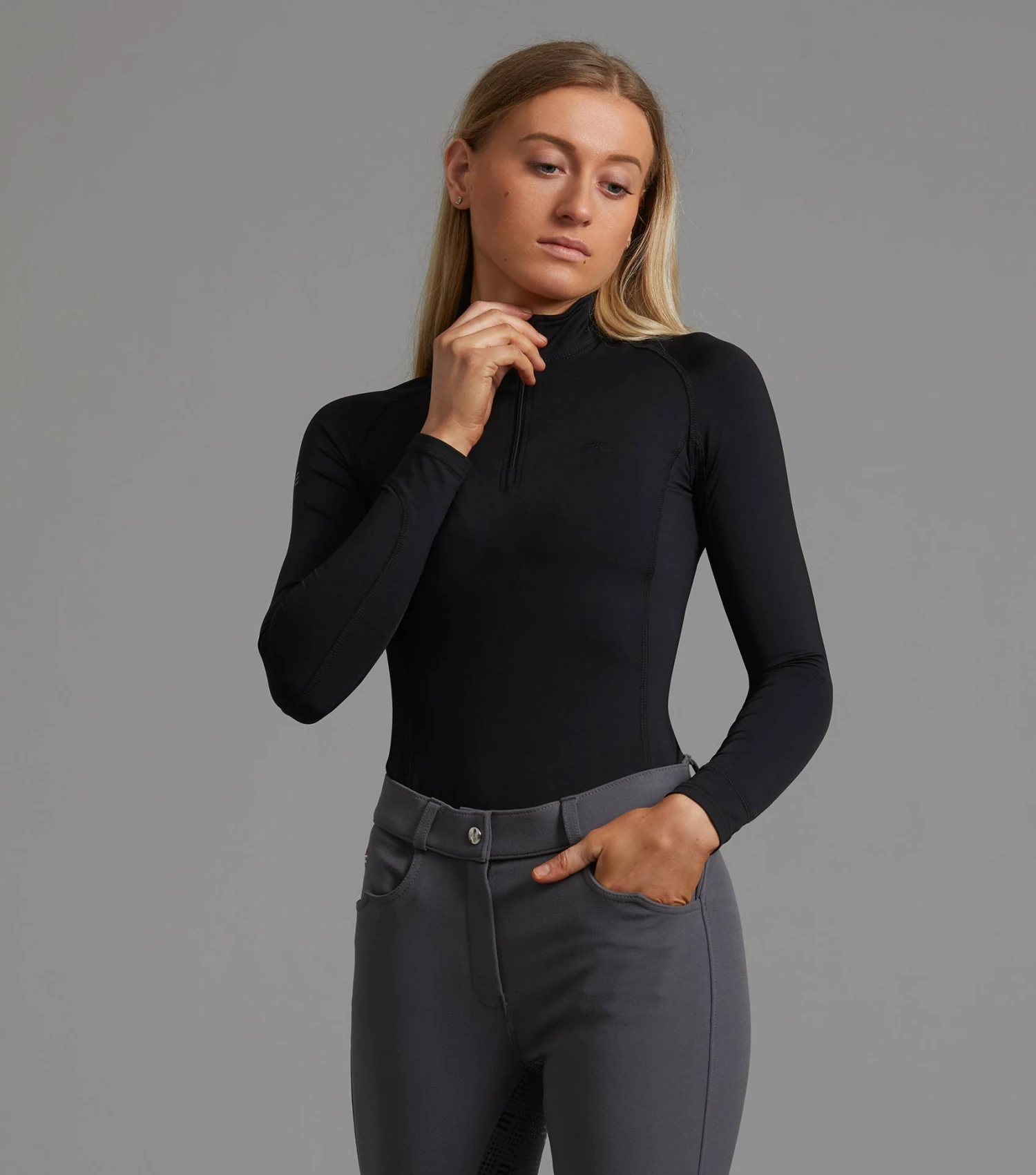 Ombretta Ladies Technical Riding Top Ombretta Ladies Technical Riding Top -Premier Equine Store ombretta base layer black 1