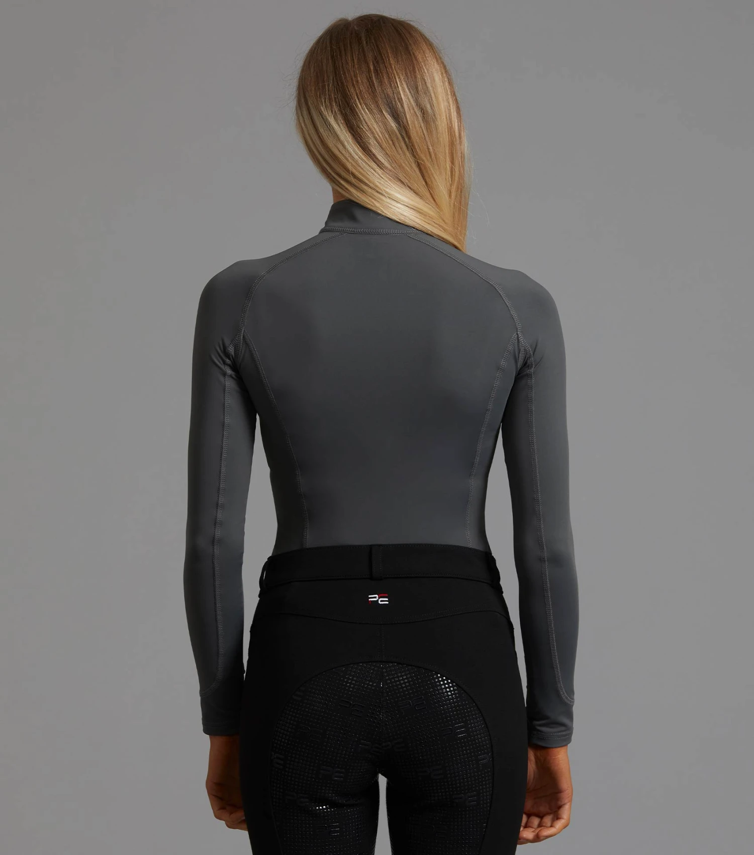 Ombretta Ladies Technical Riding Top Ombretta Ladies Technical Riding Top -Premier Equine Store ombretta base layer grey 2