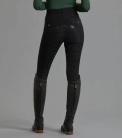 Pandora Ladies Full Seat Gel Riding Breeches -Premier Equine Store pandora ladies breeches black 3