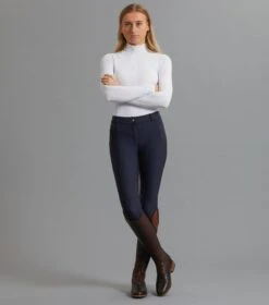 Pandora Ladies Full Seat Gel Riding Breeches -Premier Equine Store pandora ladies breeches navy 2