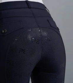 Pandora Ladies Full Seat Gel Riding Breeches -Premier Equine Store pandora ladies breeches navy 4