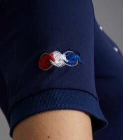 PE Ladies Team Polo Shirt -Premier Equine Store pe polo shirt navy 5