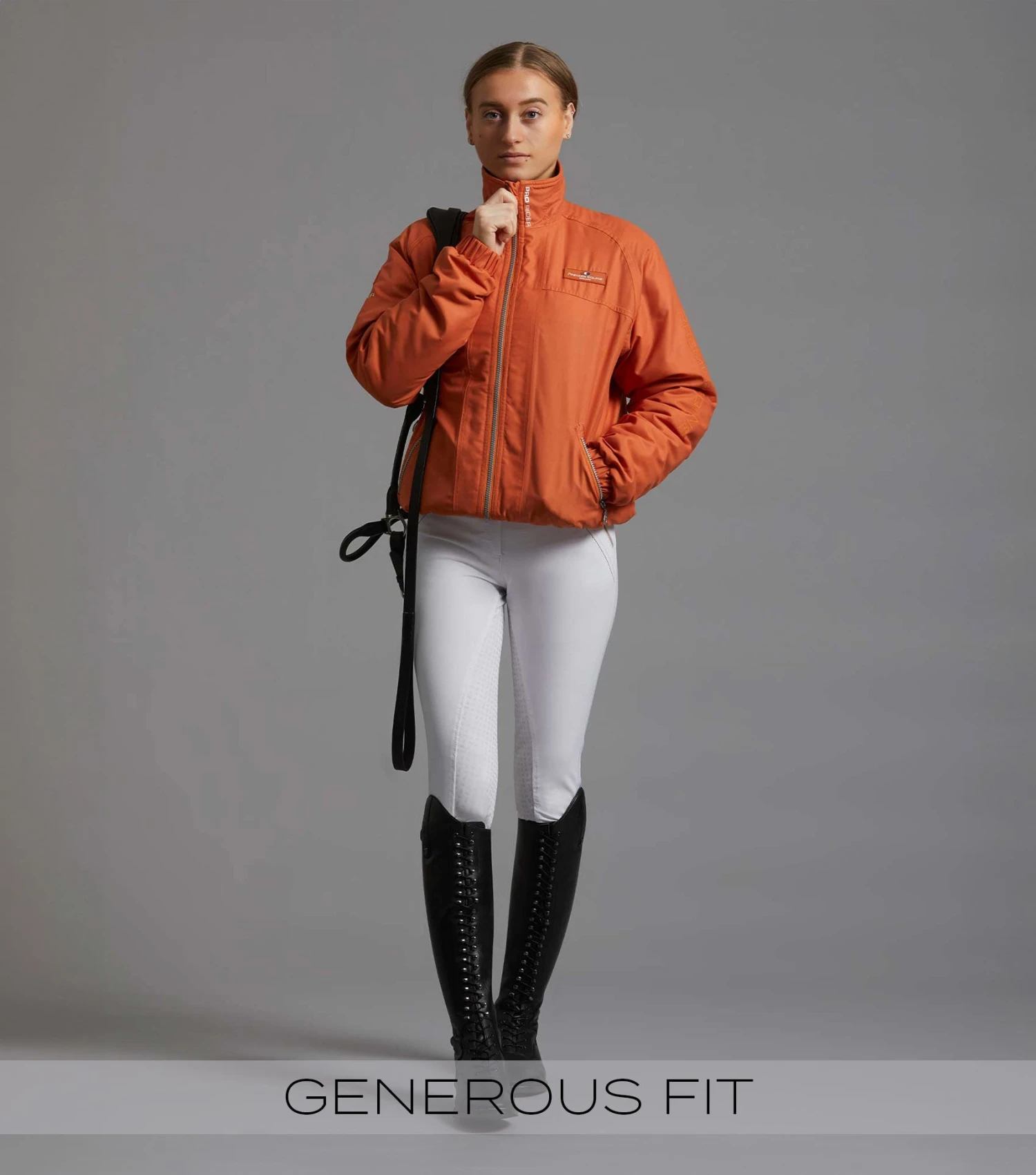 Pro Rider Unisex Waterproof Riding Jacket Pro Rider Unisex Waterproof Riding Jacket -Premier Equine Store pro rider jacket orange 2