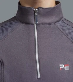 Mini Remisa Girl's Technical Short Sleeve Riding Top 11 Mini Remisa Girl's Technical Short Sleeve Riding Top -Premier Equine Store remisa top kids Grey 3