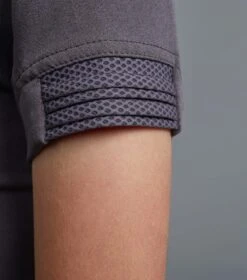 Mini Remisa Girl's Technical Short Sleeve Riding Top 12 Mini Remisa Girl's Technical Short Sleeve Riding Top -Premier Equine Store remisa top kids Grey 5