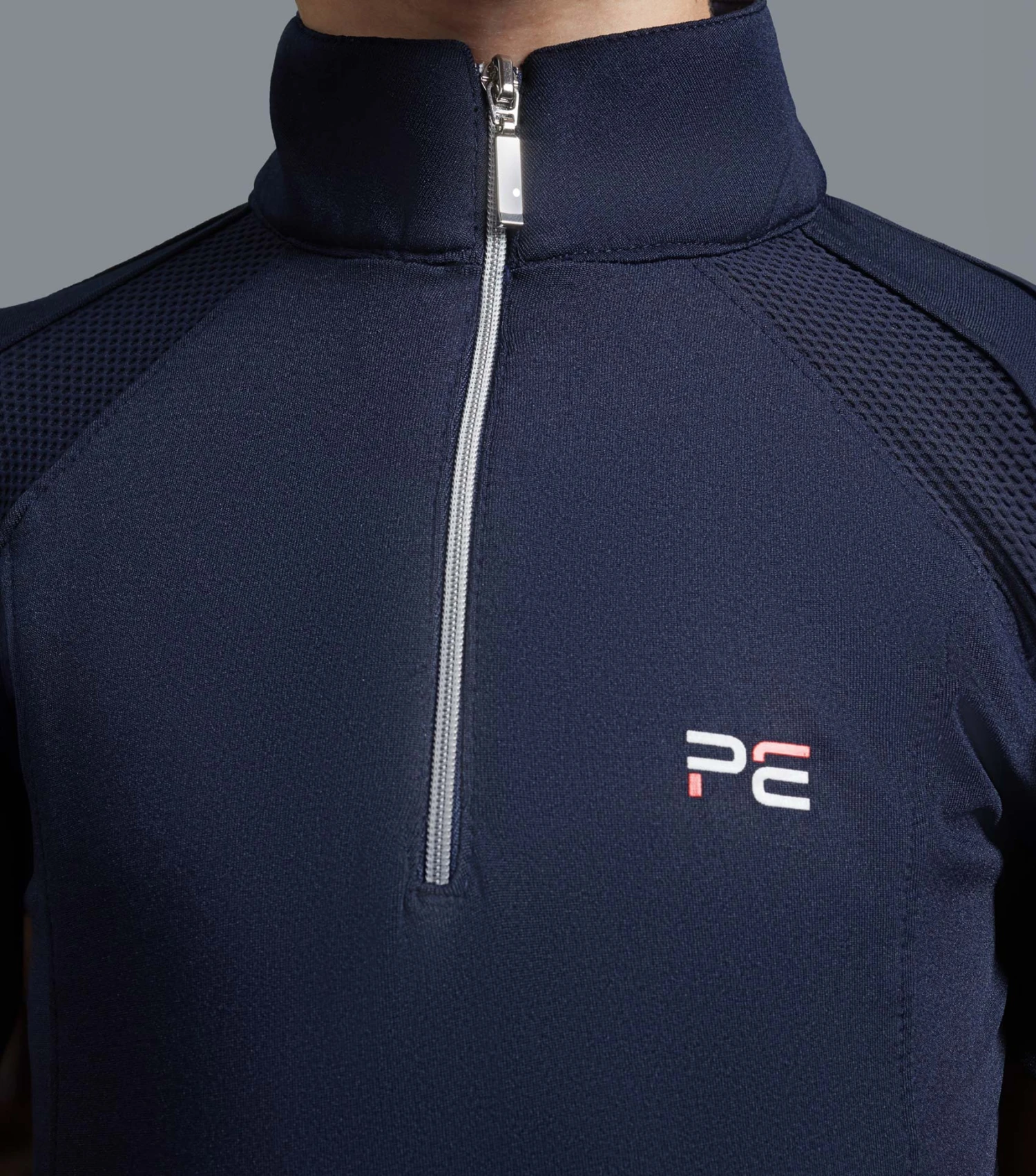 Mini Remisa Girl's Technical Short Sleeve Riding Top Mini Remisa Girl's Technical Short Sleeve Riding Top -Premier Equine Store remisa top kids navy 4