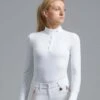 Rossini Lycra Show Shirt 2 Rossini Lycra Show Shirt -Premier Equine Store rossini competition top white 1