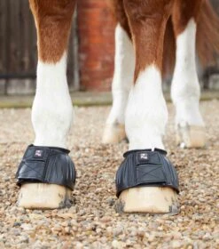 Rubber Bell Over Reach Boots -Premier Equine Store rubber bell over reach boots 1043sblk 591757