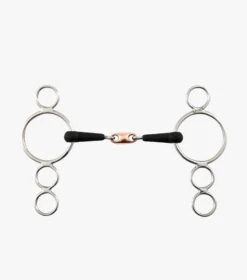 Rubber Three Ring Dutch Gag With Lozenge