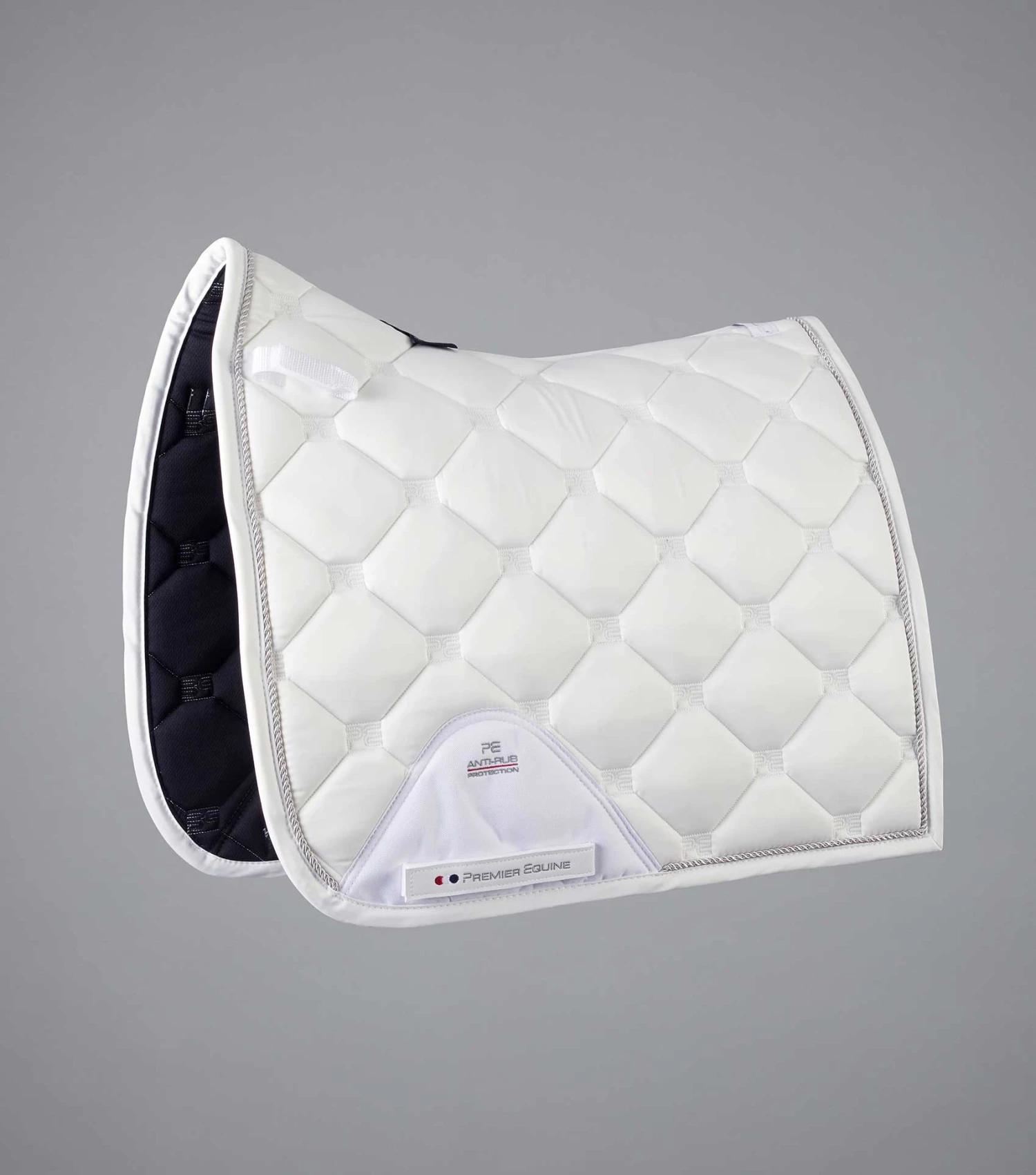 Saltare Close Contact Dressage Square Saltare Close Contact Dressage Square -Premier Equine Store saltare saddle pad dressage white 1