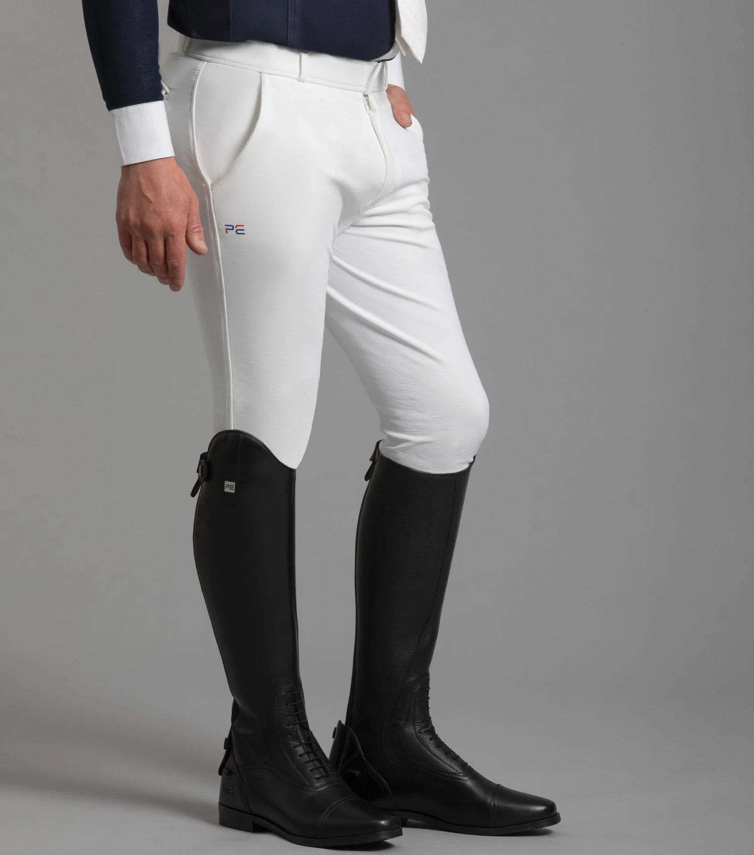 Santino Men's Gel Knee Competition Breeches Santino Men's Gel Knee Competition Breeches -Premier Equine Store santino mens breeches white 2